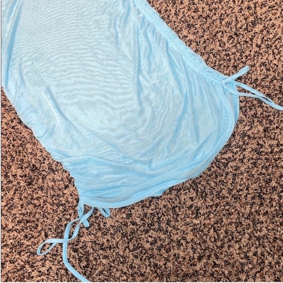 Wild Fable Cinched Sheer Blue Swim Suit Cover Up Various Sizes | NWT - Picture 5 of 8